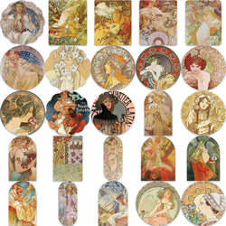 10/30/54PCS Renaissance Artist Painting Stickers Vintage Decals DIY Album Phone Suitcase Skateboard Laptop Car Bike Toys Sticker (ONLINE ORDER ONLY)