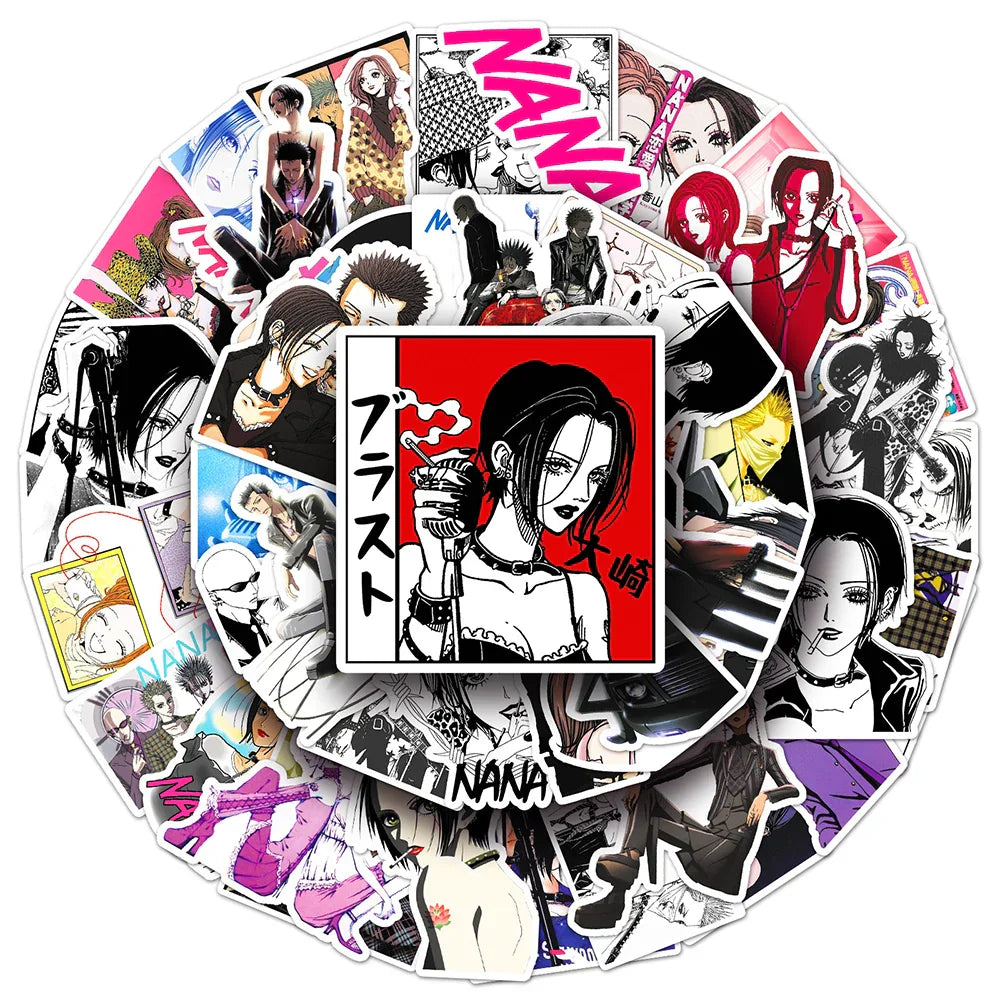 Anime NANA Stickers Oosaki Komatsu Decals Manga DIY Laptop Phone Fridge Graffiti (Online Order Only)