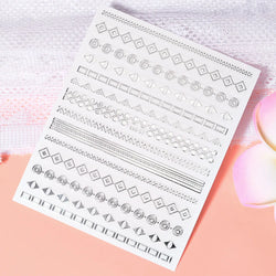 1PC Heart Love Design 3D Nail Art Sticker English Letter Self-Adhesive Slider Valentine's Day DIY Manicure Tips Accessories Tool (ONLINE ORDER ONLY)