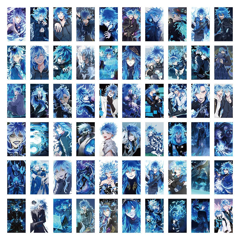 10/63Pcs Blue Cartoon Character Sticker for Kids Toy Luggage Laptop IPad Gift Waterproof Sticker Wholesale 2023 (ONLINE ORDER ONLY)