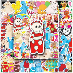50pcs In The Night Garden Stickers for Luggage, Car, Phone, Laptop, Scooter, Refrigerator (Online Order Only)