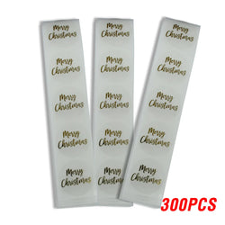 100-500pcs Thank You For Your Order Transparent Gold Label Baking Wedding Exquisite Gift Card Envelope Sealing Label Sticker (Online Order Only)