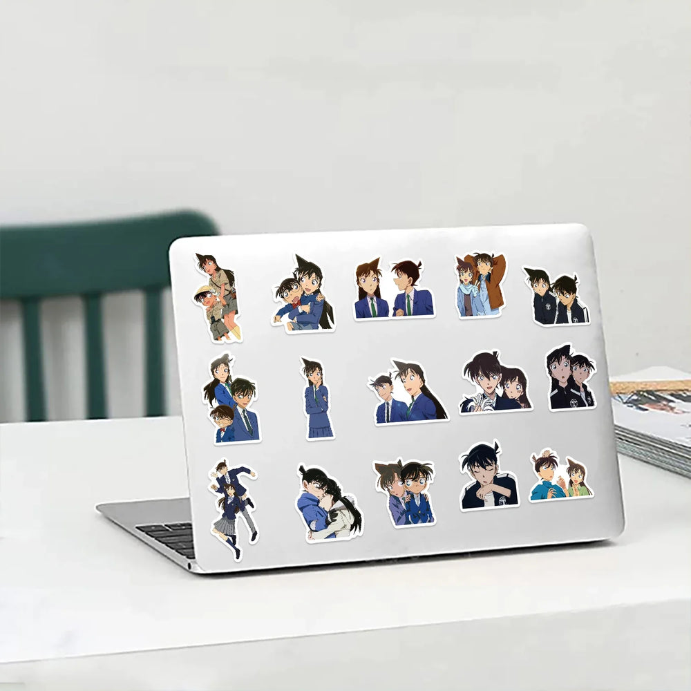 50pcs Cartoon Animation Stickers Waterproof DIY Car Decals Kids Toys Decorative Desk Laptop Water Cup Stationery Box Sticker (Online Order Only)