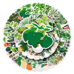50Pcs Green Eye Protection Cartoon Waterproof Vinyl Stickers for Skateboard Snowboard (Online Order Only)