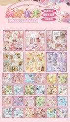 30 Pages Ins Retro Cute Dessert Cake Decorative Stickers Book Scrapbooking Phone Case DIY Journal Collage Material Sticker Gift (ONLINE ORDER ONLY)