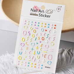 1Pc Summer Nail Art Sticker Lemon Nail Decal Nail Art Supplies Cute Fruit Strawberry Cherry Watermelon Avocado Lemon Nail Design (ONLINE ORDER ONLY)