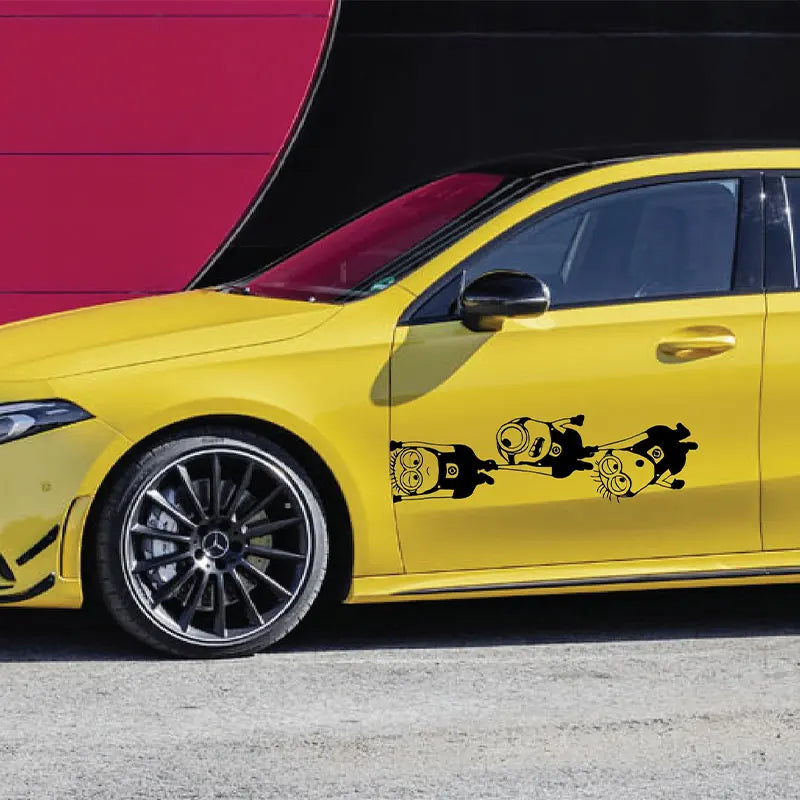Anime Car Stickers External Accessories For Door Donnet Fashion Stickers Creative Sport PVC Vinyl Decals (ONLINE ORDER ONLY)