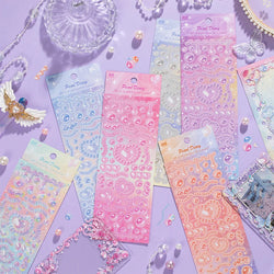 1Pcs Cute Love Romantic Pearl Scrapbooking Stickers Korean ins Hand Account Idol Card Album DIY Deco Material Stationery Sticker (ONLINE ORDER ONLY)