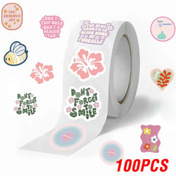 100-500pcs Cute Cartoon Animals Stickers Stationery Thank You Seal Stickers Anime Decals For Teacher Student Kids Toy (ONLINE ORDER ONLY)