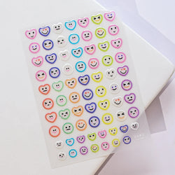 1Sheet Valentine's Day Decals 5D Nail Art Stickers Heart Self-Adhesive Slider Love Letters DIY Manicure Accessories "Dopamine" % (ONLINE ORDER ONLY)