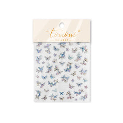Colourful Butterfly Insect Animals Charming Jelly Special Workmanship 5D Soft Relief Adhesive Nail Art Stickers Manicure Decals (Online Order Only)