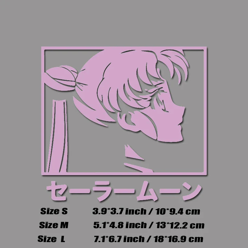Moon Sailor anime decal,creative&fashion decal with high quality for car windows,good for female driver,For a Unique look! (ONLINE ORDER ONLY)