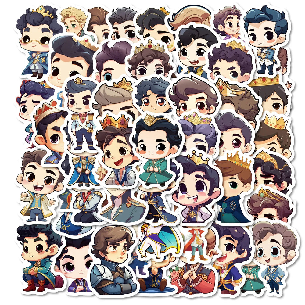 50Pcs Cute Cartoon Graffiti Stickers for Helmet, Wall, DIY Decoration (Online Order Only)