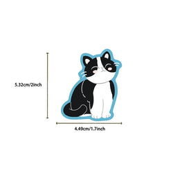 10/30/50PCS Kawaii Sleeping Cat Sticky PVC Sticker Aesthetic Children's Stationery DIY Decoration Scrapbooking School Supplies (ONLINE ORDER ONLY)