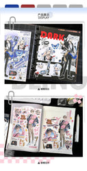 1Pc Cute Anime Man Sticker Cartoon Cool Character Deco Scrapbook DIY Material Decoration Stationery Stickers (Online Order Only)
