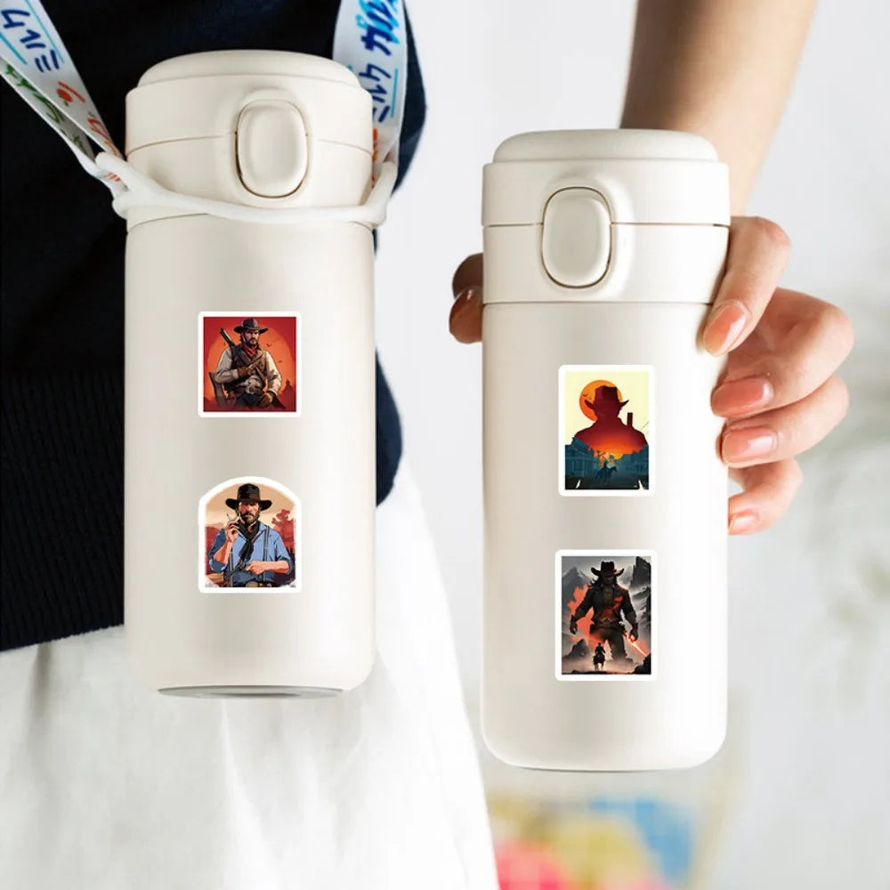 50/103pcs Classic Movies A Fistful of Dollars Creative DIY Account Stickers Mobile Phone and Skateboard Decoration Toy Sticker (Online Order Only)