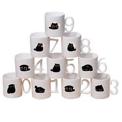 40PCS Cute Little Black Briquette Cat Stickers Waterproof Cartoon Decoration Laptop Cup Phone Suitcase Kids Gift Toy Decal (ONLINE ORDER ONLY)
