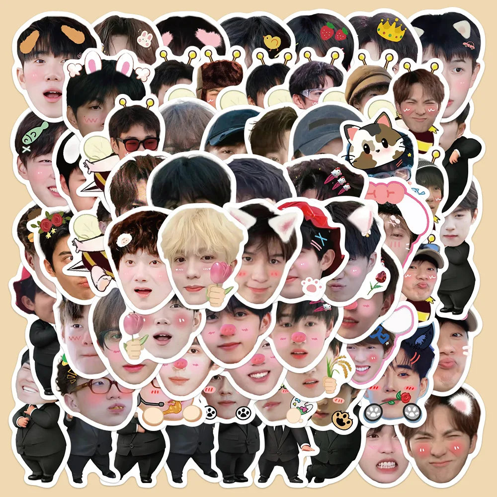 50pcs Qintian Graffiti Stickers for Helmet, Desktop, Wall Decoration, DIY Wholesale (Online Order Only)