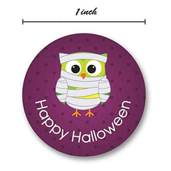 100-500pcs Halloween Decoration Labels Seal Stickers Pumpkin ghost Cat Elf Witch Ghost Sealing Gift Paper Label Sticker (Online Order Only)