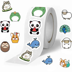 100-500pcs Cute Reward Stickers Animals Sticker For Kids Motivational Star Decals For School Teacher Student Stationery (ONLINE ORDER ONLY)