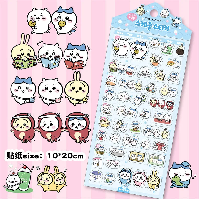 1Pc New Cute Cartoon Sticker Kids Toy DIY Material Decoration Stationery Stickers Idol Card Deco Scrapbook (ONLINE ORDER ONLY)