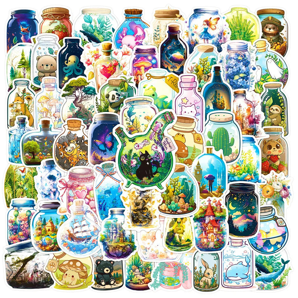 Kawaii Cartoon Stickers Pack - Aesthetic Decals for Laptop, Notebook, Phone (Online Order Only)