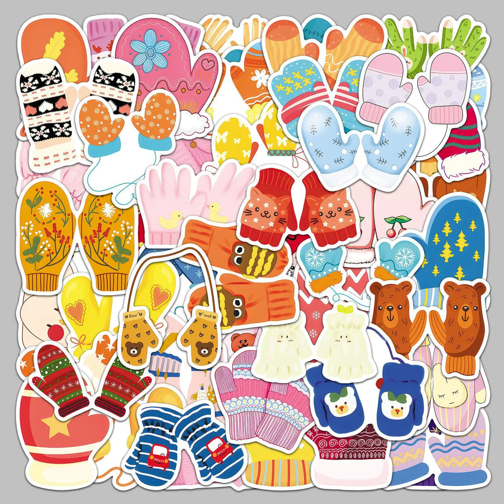 50pcs Cartoon Graffiti Stickers for Helmet, Desktop, Wall Decoration (Online Order Only)