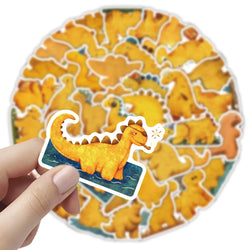 10/30/50PCS Chicken Nuggets Graffiti Stickers Cute Dinosaur Cartoon Toy Food Cartoon Decoration Laptop Phone Guitar Bike Decals (Online Order Only)