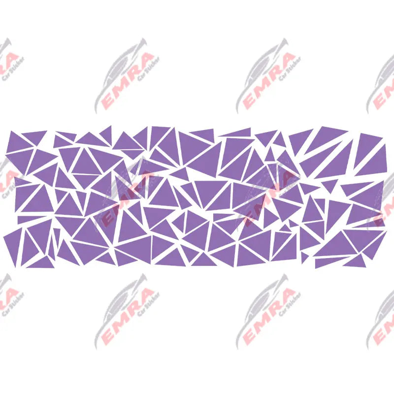Triangle Car Sticker Decoration Side External Accessories Camouflage Kit Wrap Camo Tuning Styling Waterproof Vinyl Decals (ONLINE ORDER ONLY)