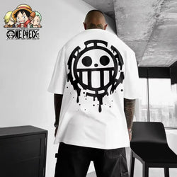 One Piece Luffy T-Shirt: Oversized Cotton Y2K Graphic Tee (ONLINE ORDER ONLY)