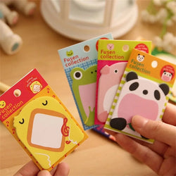 8 Pcs/lot Creative Stationery DIY Animal Series Cute Paper Memo Pad / Sticker Post Sticky Notes Notepad School Office Supplies (ONLINE ORDER ONLY)