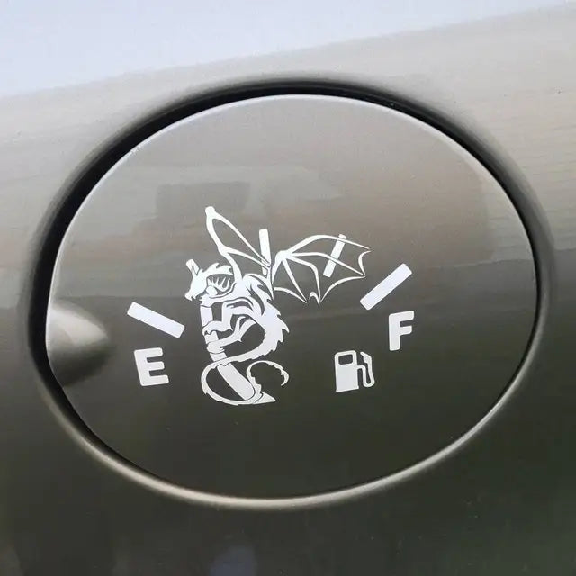 Funny Dragon Shaped Pattern Car Sticker for Fuel Tank Cap Door Decoration Automotive Supplies Outdoor Stickers Pvc Vinyl Decals (ONLINE ORDER ONLY)