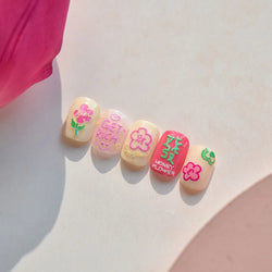 Wealthy Rich Snake Flower Coin Yuanbao Good Luck Blessing Fu Character Self Adhesive Nail Art Stickers Rhinestone Manicure Decal (ONLINE ORDER ONLY)