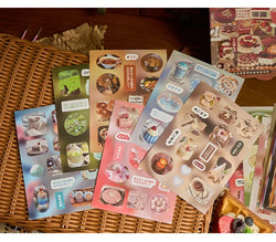 20 Pages Dream Language Series Cut Film Sticker Book Y2K Sticker Journal Handbook Scrapbooking Kawaii Decoration Sticker Gift (ONLINE ORDER ONLY)