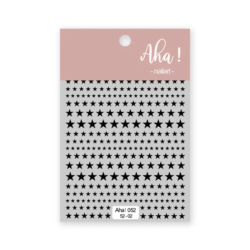 1pc Cute White Cloud Nail Stickers Ultra Thin Nail Art Stickers Self Adhesive Decals Star Moon/Flower/Clouds Kawaii Nail Decals (Online Order Only)