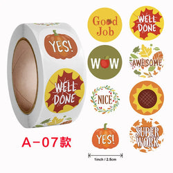 100-500PCS  Children's Stickers New Cartoon Rolling Packaging Stickers Photocard Decor Labels for Kids Package  home made (Online Order Only)