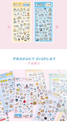 1Pc New Cute Cartoon Sticker Kids Toy DIY Material Decoration Stationery Stickers Idol Card Deco Scrapbook (ONLINE ORDER ONLY)