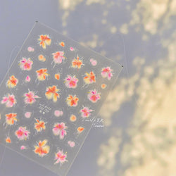 Fireworks Bloom Romantic Starry Sky Goldfish Metallics Color Gradient Self Adhesive Nail Art Stickers Halo Dyeing Manicure Decal (ONLINE ORDER ONLY)