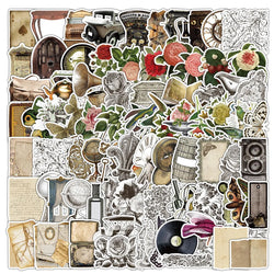 Vintage Graffiti Art Stickers Waterproof Decals for Laptop, Skateboard, Phone, Luggage, Bike - 10/30/50/100pcs (ONLINE ORDER ONLY)