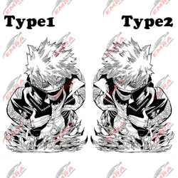 1PCS Large Anime Sticker For Car Hoor Hood External Accessories Die Cutting Waterproof Suntan Prevention Vinyl Decals (ONLINE ORDER ONLY)