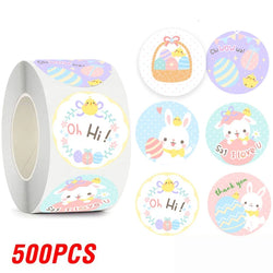 100-500pcs Cartoon Animal Label Thank You Stickers Sealing Label For Business Handmade Baking Cake Party Gift Decoration Sticker (ONLINE ORDER ONLY)
