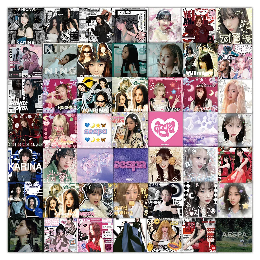 K-pop Star Idol Girls Band Sticker Packs (Online Order Only)