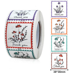 50-500Pcs Merry Christmas Stickers 3.8cm Square Christmas Tree Holiday Adhesive Labels for Cards Present Envelopes Seal Box Bag (ONLINE ORDER ONLY)
