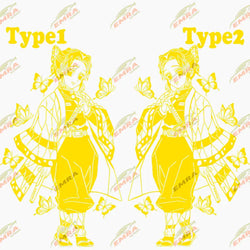 Anime Stickers Ghost Squad Girl For Car Sticker Decoration Door Hood Die Cutting Cartoon External Accessories Vinyl Decals (ONLINE ORDER ONLY)