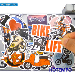 20/30/50Pieces, Motorcycle Stickers, Motorbike Life City Ride Style, Retro Graffiti, for DIY Creative Decoration, Funny Sticker (ONLINE ORDER ONLY)