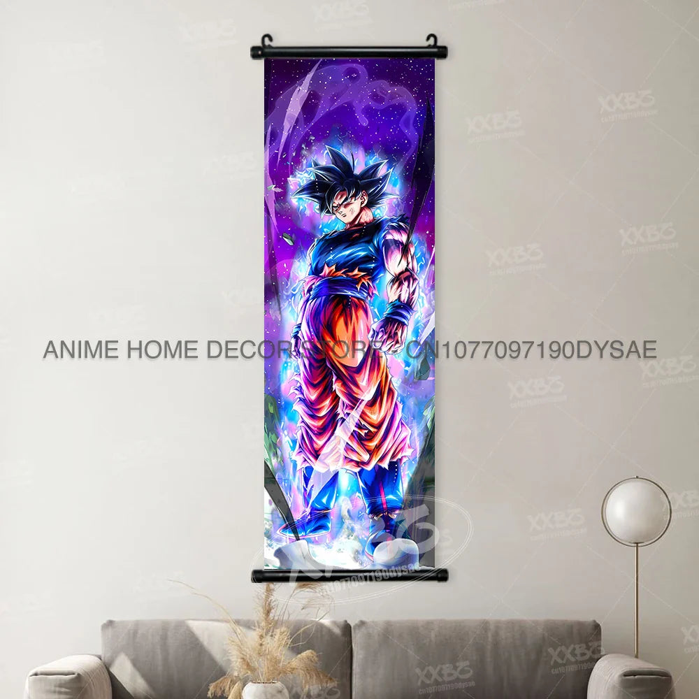 Dragon Ball Posters: Goku & Vegeta Anime Wall Scrolls (ONLINE ORDER ONLY)