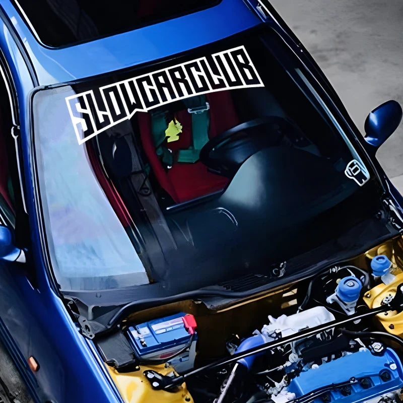 JDM decal"SLOW CAR CLUB",creative&fashion high quality sticker for cars trucks !For a Unique look (ONLINE ORDER ONLY)