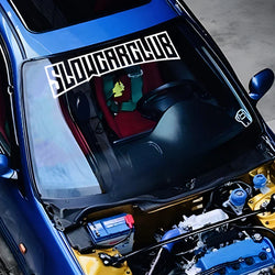 JDM decal"SLOW CAR CLUB",creative&fashion high quality sticker for cars trucks !For a Unique look (ONLINE ORDER ONLY)