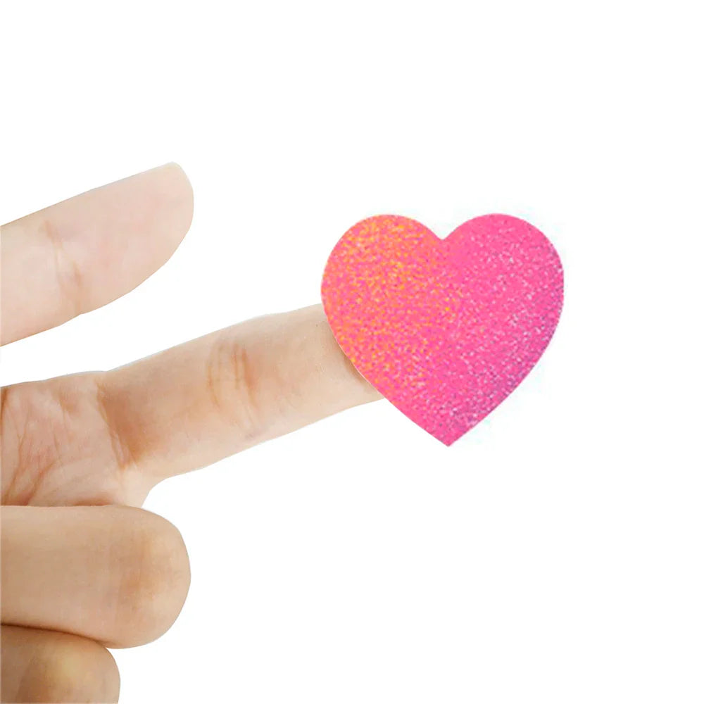 100-500pcs Color Valentine's Day Heart Sticker 1inch Birthday Party Gift Packaging Seal Sticker Baking Label (Online Order Only)