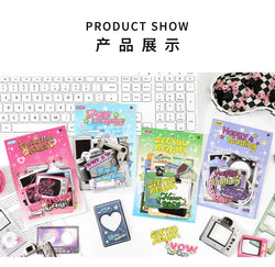 15pcs/lot American Style Retro Material Pack Paper Card Decorative Sticker for Photo Frame Planner Journal DIY Collage (ONLINE ORDER ONLY)